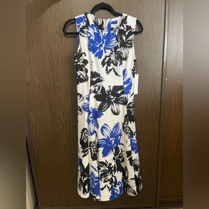 Calvin Klein Floral-Print Flare Dress